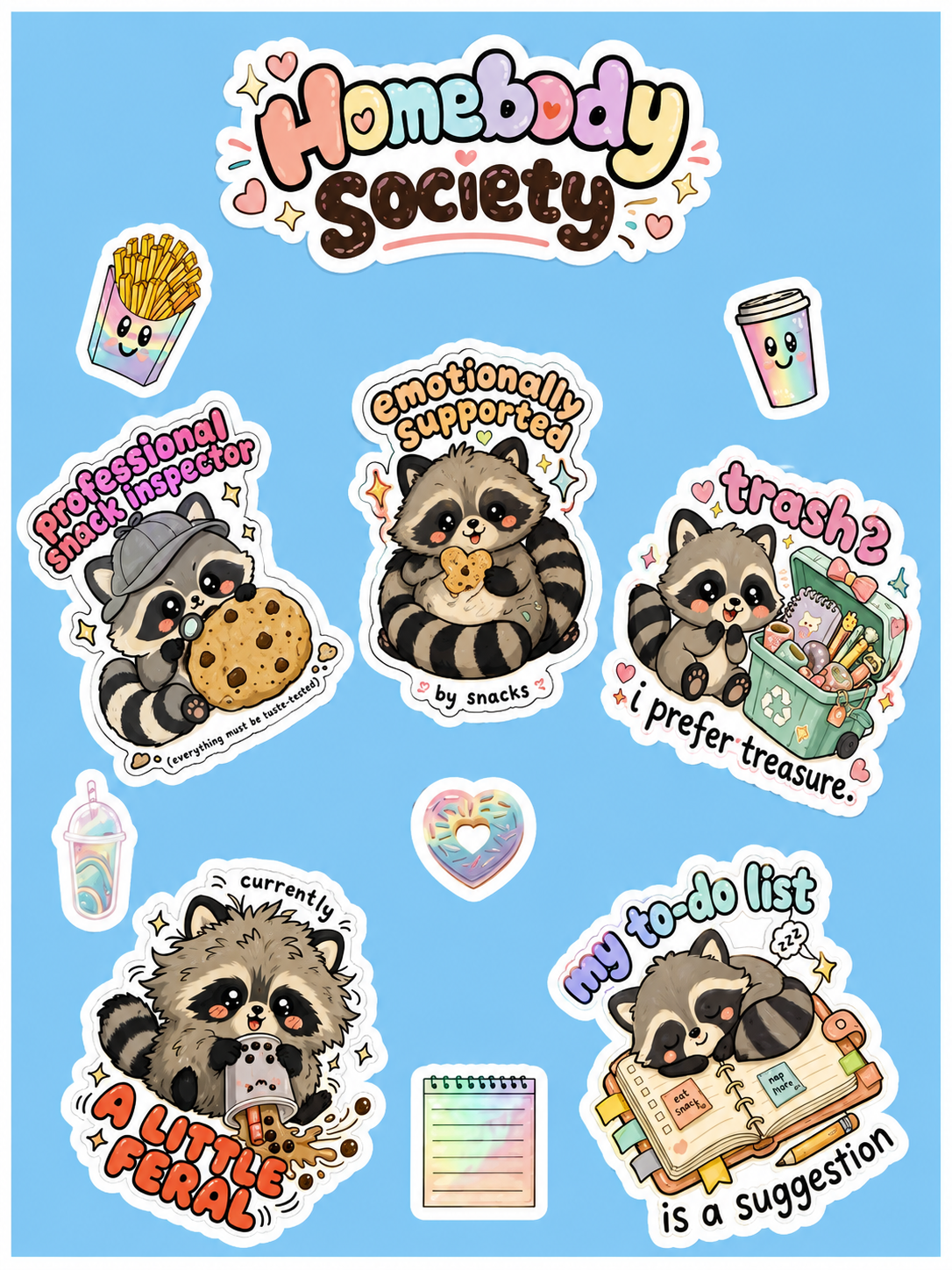 Homebody Society | Kiss-Cut Sticker Sheet