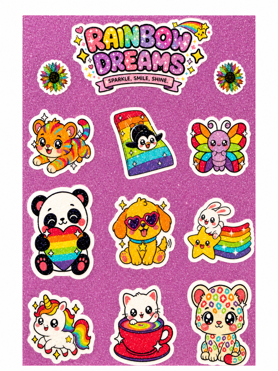 Rainbow Dreams | Kiss-Cut Sticker Sheet