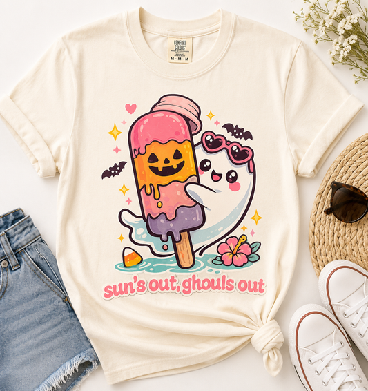 Ghostie Popsicle Stack Shirt | Summerween Cute Pastel Tee