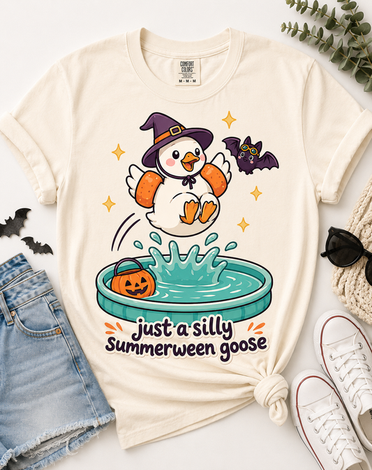 Silly Goose Cannonball Shirt | Summerween Funny Tee