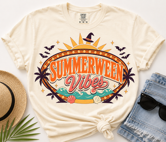 Summerween Marquee Shirt | Retro Frame Halloween Tee